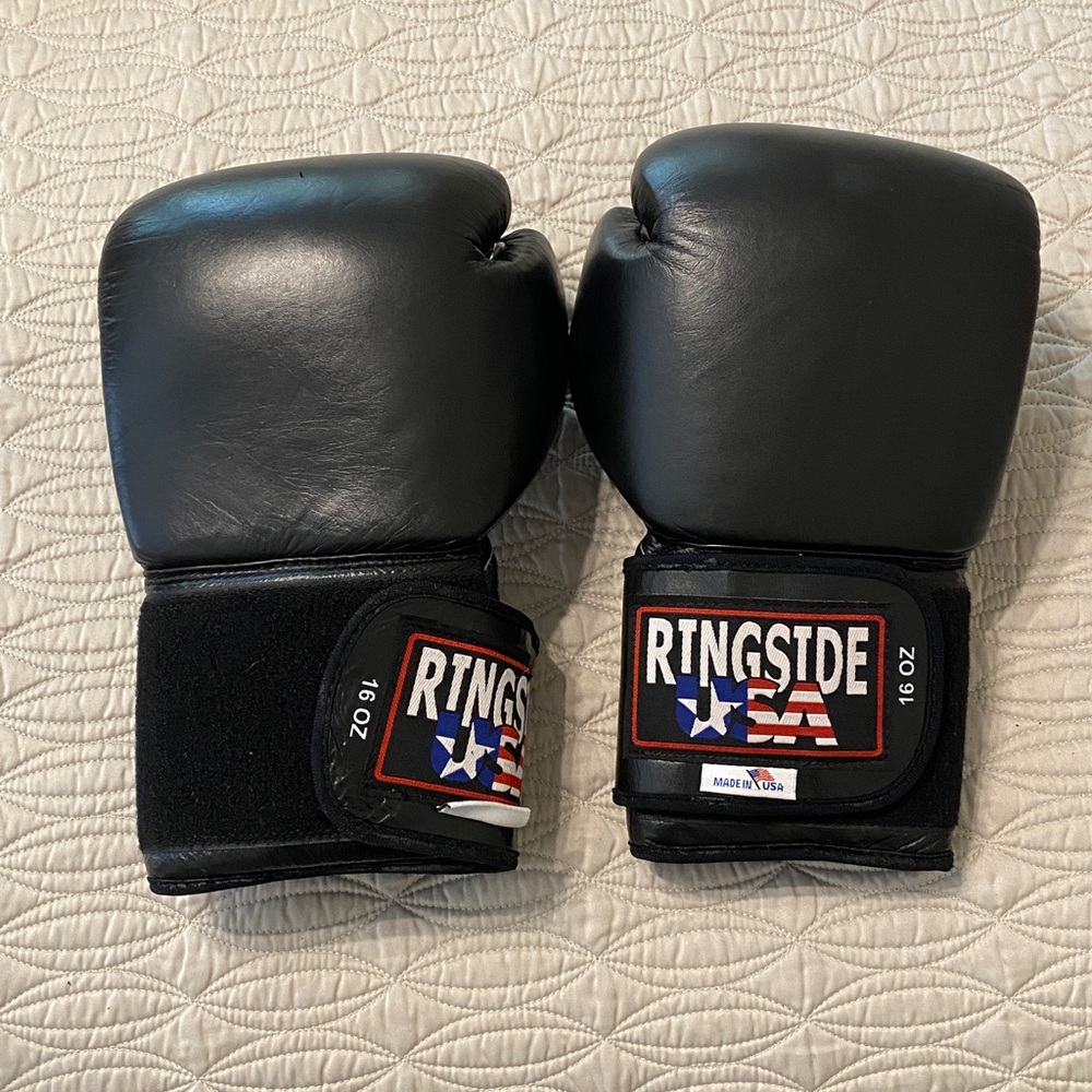 Ringside USA 16 oz boxing hook and loop training sparring gloves